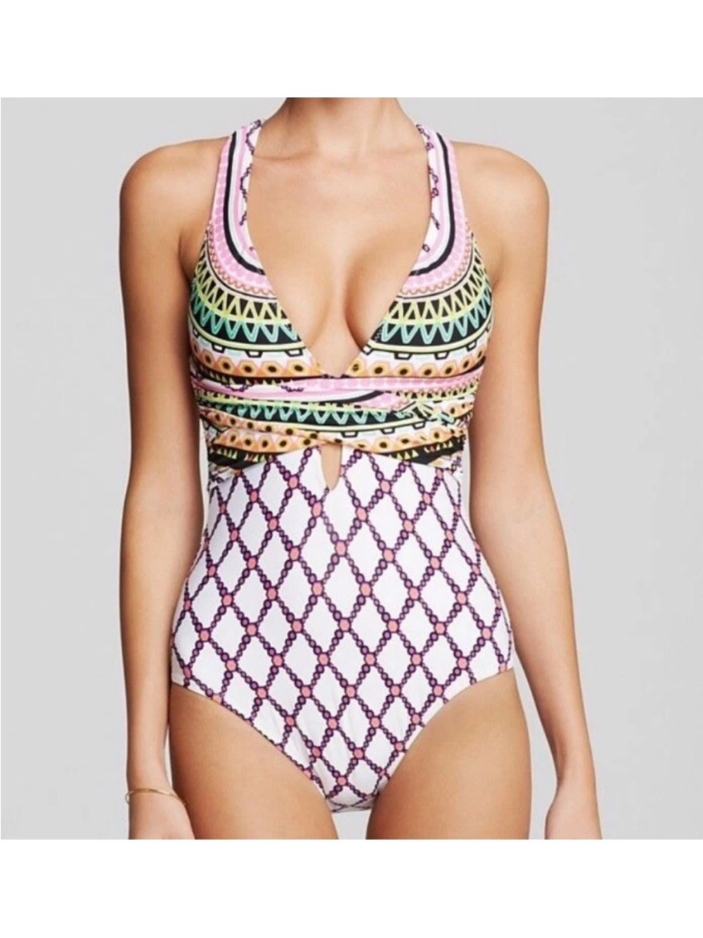 Trina Turk 'Kon Tiki' One-Piece Swimsuit Size 10